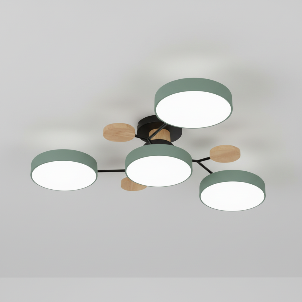 AstraRamus Starburst Branch LED Ceiling Light - Nordic Flush Mount Lamp, 3000K